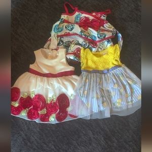 3 Piece Bundle 6-9 Month Baby Girl Dresses